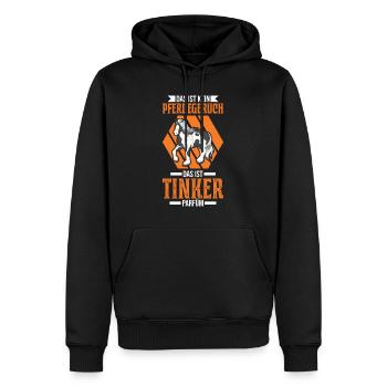 Irish Tinker Parfüm Tinker Tinkerpferd - Männer Premium Bio Hoodie - Schwarz - Vorne - Nico (187cm)