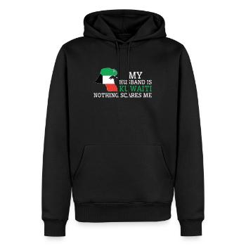 Nichts macht mir Angst Kuwaitischer Ehemann Kuwait - Männer Premium Bio Hoodie - Schwarz - Vorne - Nico (187cm)