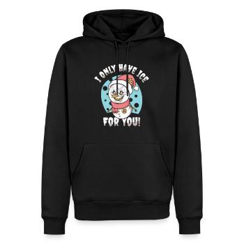 Halloween Gruselig Weihnachten Horror Fan - Männer Premium Bio Hoodie - Schwarz - Vorne - Nico (187cm)