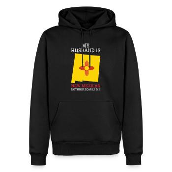 Rien ne me fait peur Nouveau mari mexicain Nouveau - Sweat à capuche Premium bio Homme - noir - Devant - Nico (187cm)