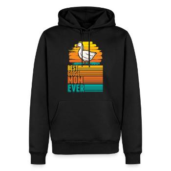 Best Goose Mom Ever Gänse Mama - Männer Premium Bio Hoodie - Schwarz - Vorne - Nico (187cm)