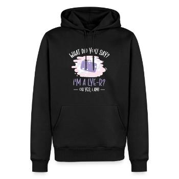 Savonnier Savon Fabriqué maison Chaudière à savon - Sweat à capuche Premium bio Homme - noir - Devant - Nico (187cm)