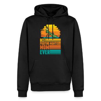 Meilleure Maman Mante Religieuse de tous les temps Gottesanbeterin Mama - Sweat à capuche Premium bio Homme - noir - Devant - Nico (187cm)