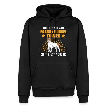 Parson Russell Terrier Owner - Men’s Premium Organic Hoodie - black - Front - Nico (187cm)