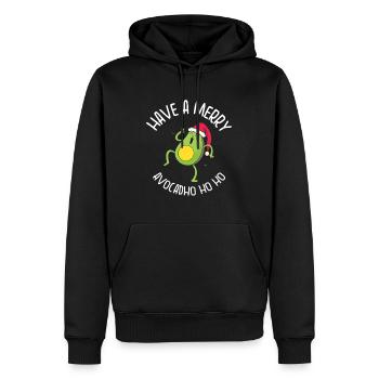 Noël Avocat Keto Fruit Diet Holiday Keto - Sweat à capuche Premium bio Homme - noir - Devant - Nico (187cm)
