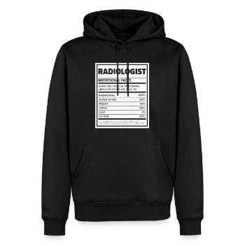 Radiology Rad Tech Technologist Radiologist X-ray - Men’s Premium Organic Hoodie - black - Front - Nico (187cm)