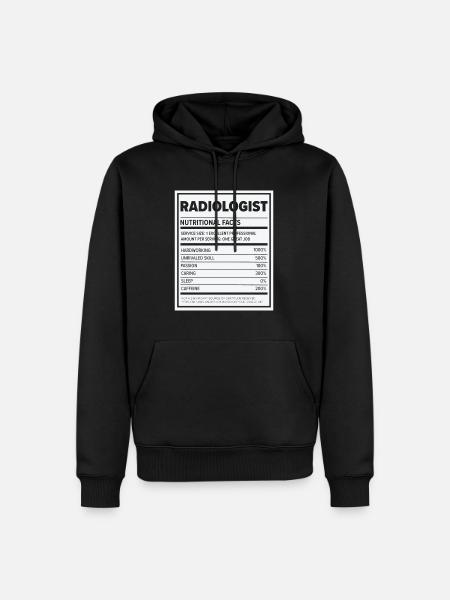 Radiologie Rad Tech Technologue Radiologue - Sweat à capuche Premium bio Homme - noir