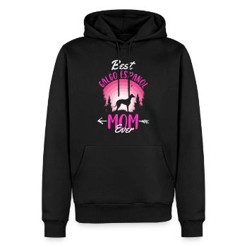 Meilleur Galgo Espanol Mom Ever Spanish Greyhound - Sweat à capuche Premium bio Homme - noir - Devant - Nico (187cm)