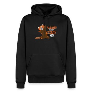 Roter Panda Tierliebhaber Niedliches Tier Natur - Männer Premium Bio Hoodie - Schwarz - Vorne - Nico (187cm)