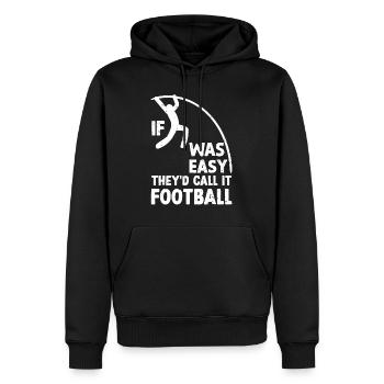 Stabhochspringer Stabhochspringer Leichtathletik - Männer Premium Bio Hoodie - Schwarz - Vorne - Nico (187cm)