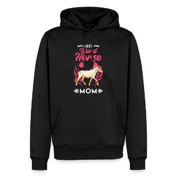Best Fjord Horse Mom Fjordpferd Norweger Pferd - Männer Premium Bio Hoodie - Schwarz - Vorne - Nico (187cm)