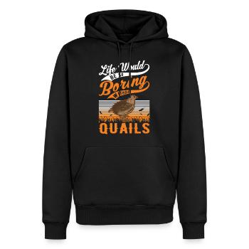 Geese Gift Goose Lovers Goose Breeders - Men’s Premium Organic Hoodie - black - Front - Nico (187cm)