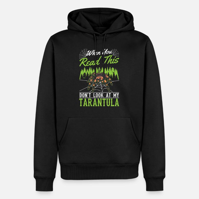 Tarantel Geschenk Spinne Tarantula - Männer Premium Bio Hoodie - Schwarz