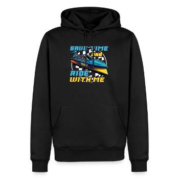 Drag Boat Racing Rennfahrer Schnellbootfahrer - Männer Premium Bio Hoodie - Schwarz - Vorne - Nico (187cm)