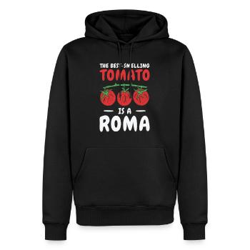 Tomato Gardening Lover Lustiger Gärtner - Männer Premium Bio Hoodie - Schwarz - Vorne - Nico (187cm)