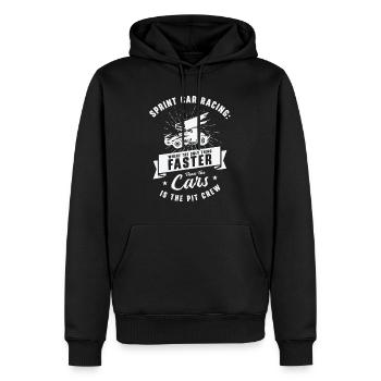 Sprint Car Dirt Track Racing - Männer Premium Bio Hoodie - Schwarz - Vorne - Nico (187cm)