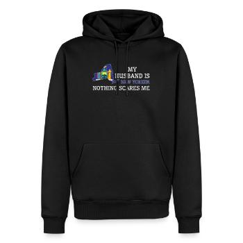 Nichts macht mir Angst New Yorker Ehemann New York - Männer Premium Bio Hoodie - Schwarz - Vorne - Nico (187cm)