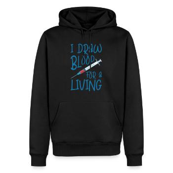 Phlebotomist Phlebotomie Krankenschwester Tech - Männer Premium Bio Hoodie - Schwarz - Vorne - Nico (187cm)