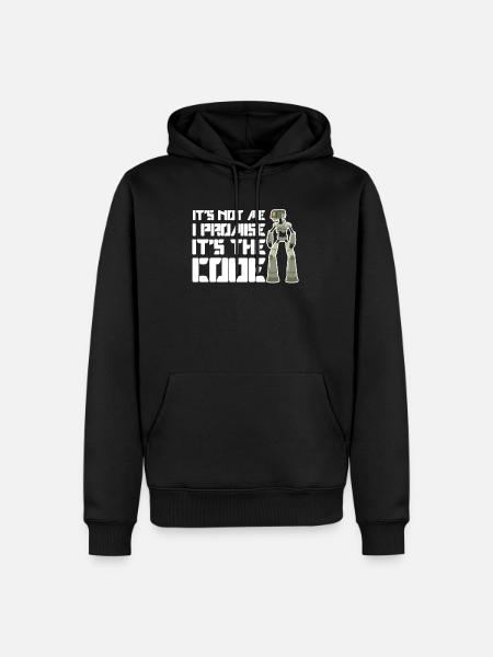 Robot Artificial Intelligence Machine Computer - Men’s Premium Organic Hoodie - black