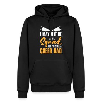 Cheerleader Stolzes Cheer Dad Cheerleading - Männer Premium Bio Hoodie - Schwarz - Vorne - Nico (187cm)