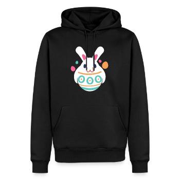 Easter Rabbit Egg Easter Holiday - Men’s Premium Organic Hoodie - black - Front - Nico (187cm)