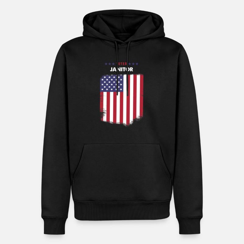 Concierge des électeurs - Sweat à capuche Premium bio Homme - noir