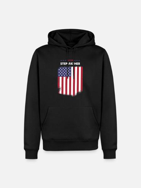 Voter Step father - Men’s Premium Organic Hoodie - black