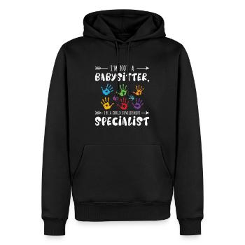 Early Childhood Education Educator Teacher - Men’s Premium Organic Hoodie - black - Front - Nico (187cm)