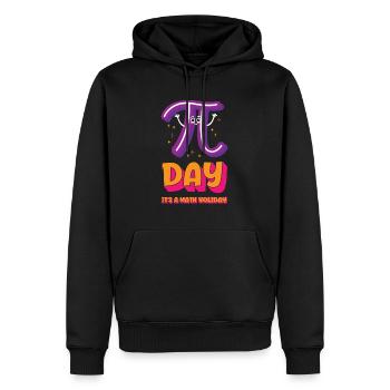 Pi-Tag Mathematik Feiertag Pi Symbol Zahl - Männer Premium Bio Hoodie - Schwarz - Vorne - Nico (187cm)