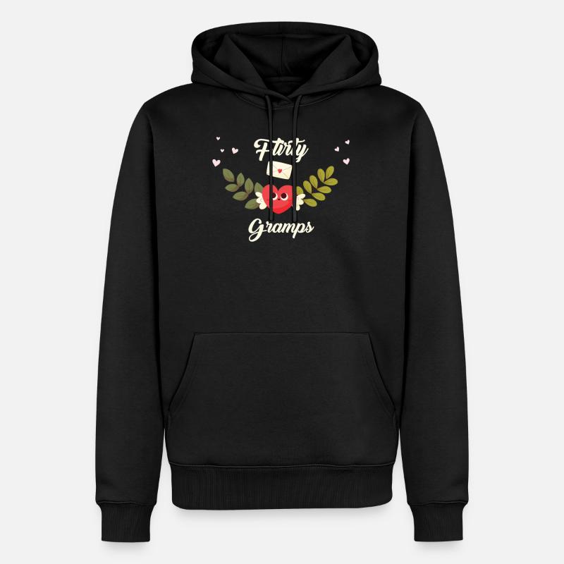 Gramps séduisants - Sweat à capuche Premium bio Homme - noir