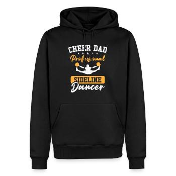 Cheerleader Stolzes Cheer Dad Cheerleading - Männer Premium Bio Hoodie - Schwarz - Vorne - Nico (187cm)