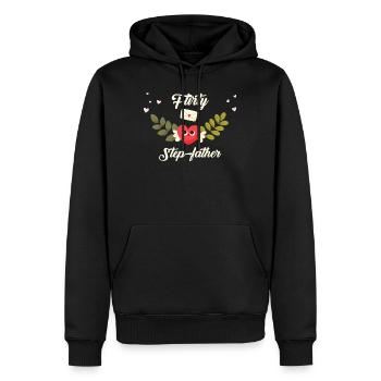 Flirty Stiefvater - Männer Premium Bio Hoodie - Schwarz - Vorne - Nico (187cm)