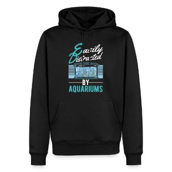 Aquarist Aquaristik Aquarium - Männer Premium Bio Hoodie - Schwarz - Vorne - Nico (187cm)