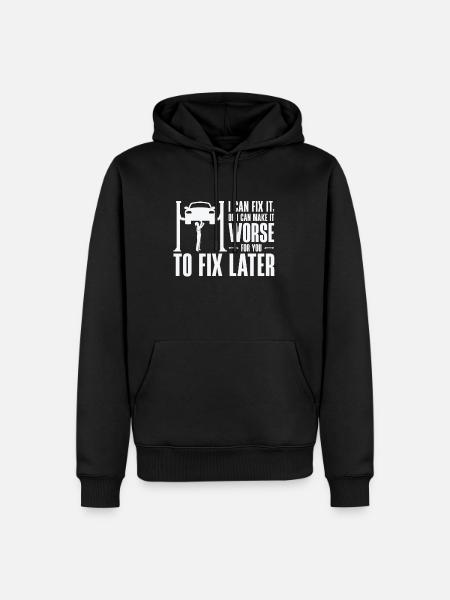 Car Mechanic Auto Engine Repair - Men’s Premium Organic Hoodie - black