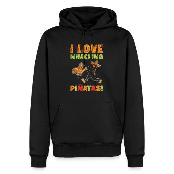 Cinco de Mayo Cryptozoologie Bigfoot Fiesta - Sweat à capuche Premium bio Homme - noir - Devant - Nico (187cm)