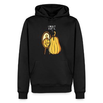 Kürbis Latte Liebhaber Kaffee Kürbis Gewürz Latte - Männer Premium Bio Hoodie - Schwarz - Vorne - Nico (187cm)