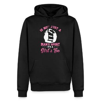 Ringen Mädchen Ringer Wrestler Ringen Kampfsport - Männer Premium Bio Hoodie - Schwarz - Vorne - Nico (187cm)