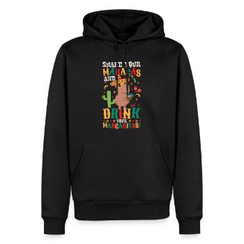 Capybara Mariachi Cinco de Mayo Fiesta - Männer Premium Bio Hoodie - Schwarz - Vorne - Nico (187cm)