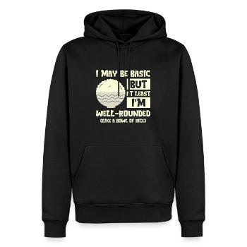 Cuisine asiatique Riz Philippines philippin - Sweat à capuche Premium bio Homme - noir - Devant - Nico (187cm)