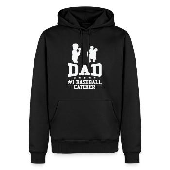 Sport Dad Vatertag Sport Team Fan Hobby - Männer Premium Bio Hoodie - Schwarz - Vorne - Nico (187cm)