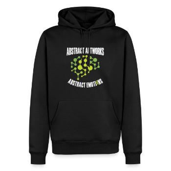 Mois de la sensibilisation artistique pour - Sweat à capuche Premium bio Homme - noir - Devant - Nico (187cm)