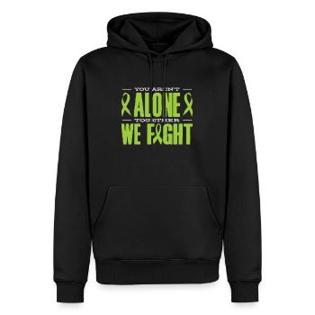 Monat des Bewusstseins für psychische Gesundheit - Männer Premium Bio Hoodie - Schwarz - Vorne - Nico (187cm)