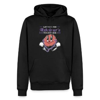 Alzheimer-Bewusstsein Gehirn Ärzte Gesundheit - Männer Premium Bio Hoodie - Schwarz - Vorne - Nico (187cm)