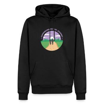 Infirmière Alzheimer’s Awareness Medical - Sweat à capuche Premium bio Homme - noir - Devant - Nico (187cm)