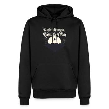 Halloween Geister Gespenster Monster Hexen Horror - Männer Premium Bio Hoodie - Schwarz - Vorne - Nico (187cm)