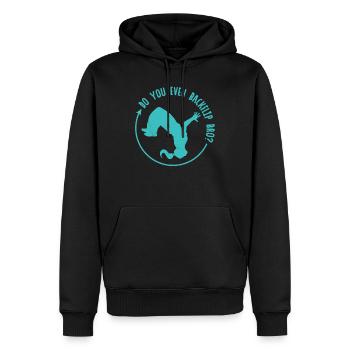 Acrobaties Sports Extrêmes Parkour Course Libre - Sweat à capuche Premium bio Homme - noir - Devant - Nico (187cm)