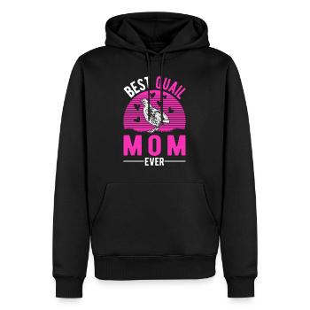 Wachtel Mama Wachtelzüchterin Wachtel Frau - Männer Premium Bio Hoodie - Schwarz - Vorne - Nico (187cm)