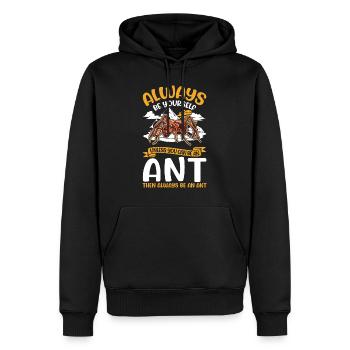 Ants Ant Farm Anthill Fire Ants - Men’s Premium Organic Hoodie - black - Front - Nico (187cm)