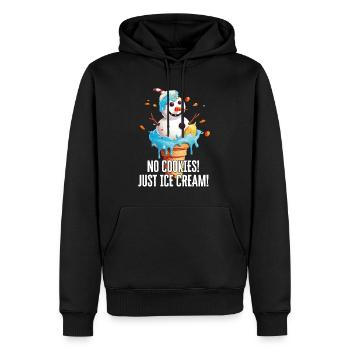 Weihnachten im Juli Schneemann-Eiscreme - Männer Premium Bio Hoodie - Schwarz - Vorne - Nico (187cm)
