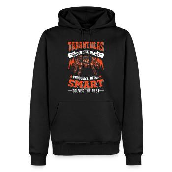 Tarantel Spinne Tarantula - Männer Premium Bio Hoodie - Schwarz - Vorne - Nico (187cm)